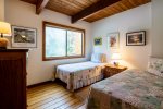 Main floor twin bedroom